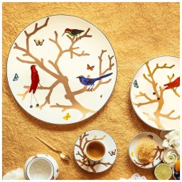 Bernardaud, Aux Oiseaux, Expresso cup and saucer