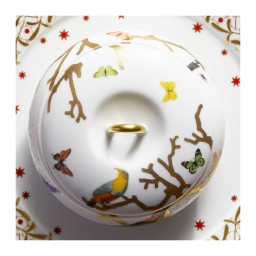 Bernardaud, Aux Oiseaux, Set of 2 coffee cups and saucers