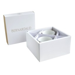 Bernardaud, Aux Oiseaux, Gift box set of 2 breakfast cups and saucers