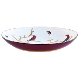 Bernardaud, Aux Oiseaux, Deep oval platter