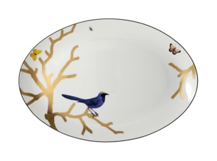Bernardaud, Aux Oiseaux, Oval platter