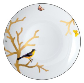 Bernardaud, Aux Oiseaux, Deep round dish