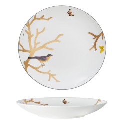 Bernardaud, Aux Oiseaux, Deep round dish