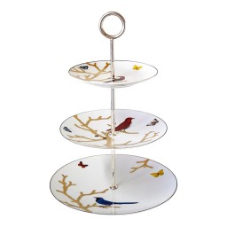 Bernardaud, Aux Oiseaux, 3 tiers stand