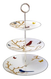 Bernardaud, Aux Oiseaux, 3 tiers stand