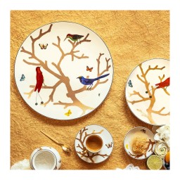 Bernardaud, Aux Oiseaux, Tea cup and saucer