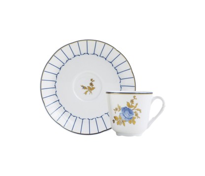 Bernardaud, Brocante, Espresso cup and saucer