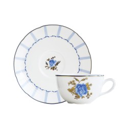 Bernardaud, Brocante, Tea cup and saucer