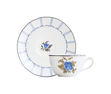 Bernardaud, Brocante, Tea cup and saucer