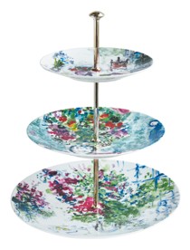 Bernardaud, Les Bouquets de Fleurs - Marc Chagall, 3 tiers stand