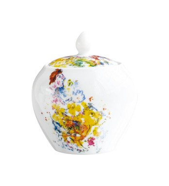 Bernardaud, Les Bouquets de Fleurs - Marc Chagall, Sugar bowl