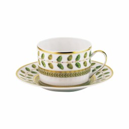Bernardaud, Constance, Set of 2 tea cups and saucers