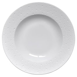 Bernardaud, Ecume White, Large rim soup