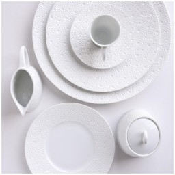 Bernardaud, Ecume White, Large rim soup