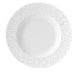 Bernardaud, Ecume White, Rim soup