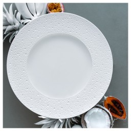 Bernardaud, Ecume White, Salad plate