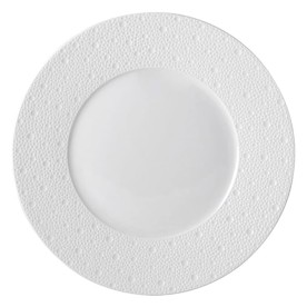 Bernardaud, Ecume White, Dinner plate