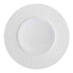 Bernardaud, Ecume White, Dinner plate large