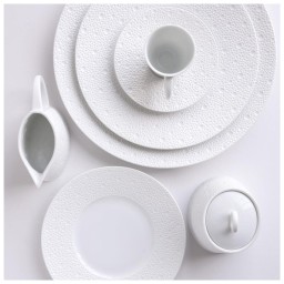 Bernardaud, Ecume White, Dinner plate