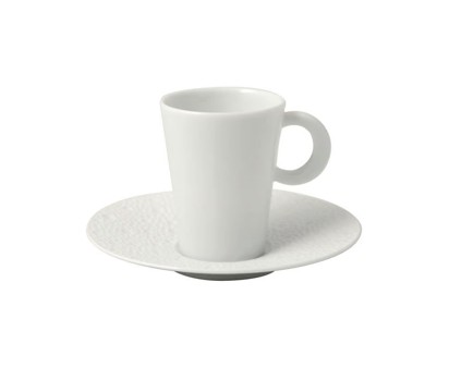 Bernardaud, Ecume White, Expresso cup & saucer