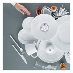 Bernardaud, Ecume White, Caviar set