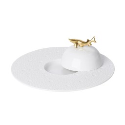 Bernardaud, Ecume White, Caviar set