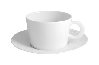 Bernardaud, Ecume White, Breakfast cup & saucer