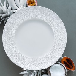 Bernardaud, Ecume White, Oval platter large