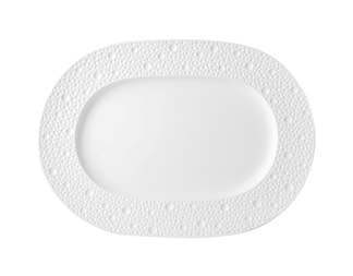 Bernardaud, Ecume White, Relish dish