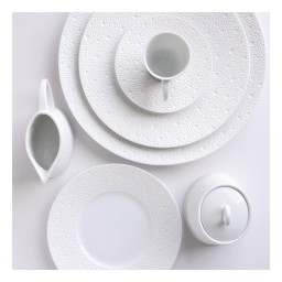 Bernardaud, Ecume White, Relish dish