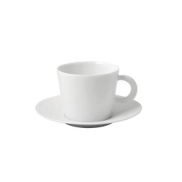 Bernardaud, Ecume White, Tea cup & saucer