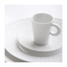 Bernardaud, Ecume White, Tea cup & saucer