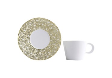 Bernardaud, Ecume Mordoré, Tea cup & saucer