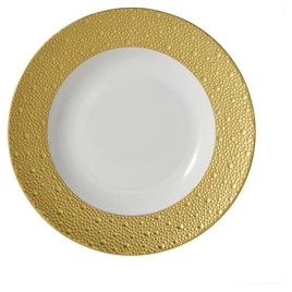 Bernardaud, Ecume Gold, Large rim soup