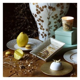 Bernardaud, Ecume Gold, Caviar set