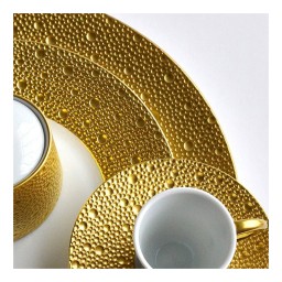 Bernardaud, Ecume Gold, Breakfast cup & saucer