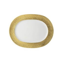 Bernardaud, Ecume Gold, Oval platter medium