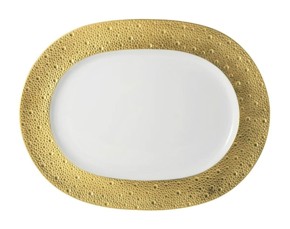 Bernardaud, Ecume Gold, Oval platter medium