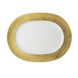 Bernardaud, Ecume Gold, Oval platter large