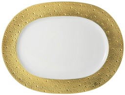 Bernardaud, Ecume Gold, Oval platter large