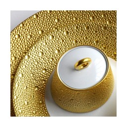 Bernardaud, Ecume Gold, Sugar bowl