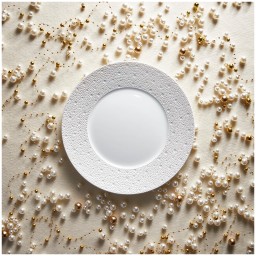 Bernardaud, Ecume Perle, Dinner plate