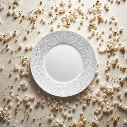 Bernardaud, Ecume Perle, Presentation plate