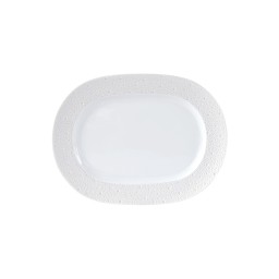 Bernardaud, Ecume Perle, Oval platter small