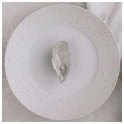Bernardaud, Ecume Perle, Oval platter medium