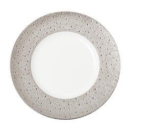 Bernardaud, Ecume Platinum, Salad plate