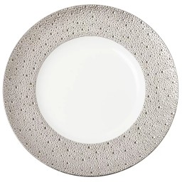 Bernardaud, Ecume Platinum, Presentation plate