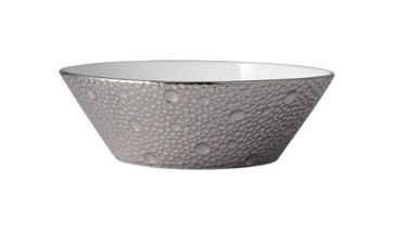 Bernardaud, Ecume Platinum, Tall candy dish