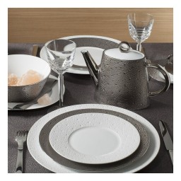 Bernardaud, Ecume Platinum, Small salad bowl