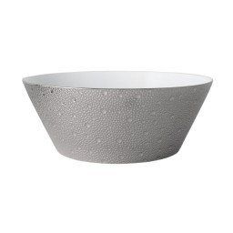 Bernardaud, Ecume Platinum, Large salad bowl